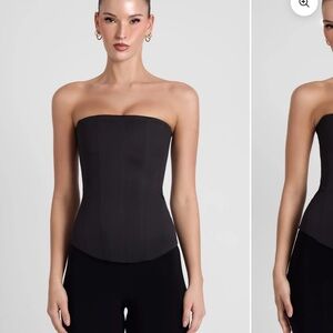 Leau Satin Corset top